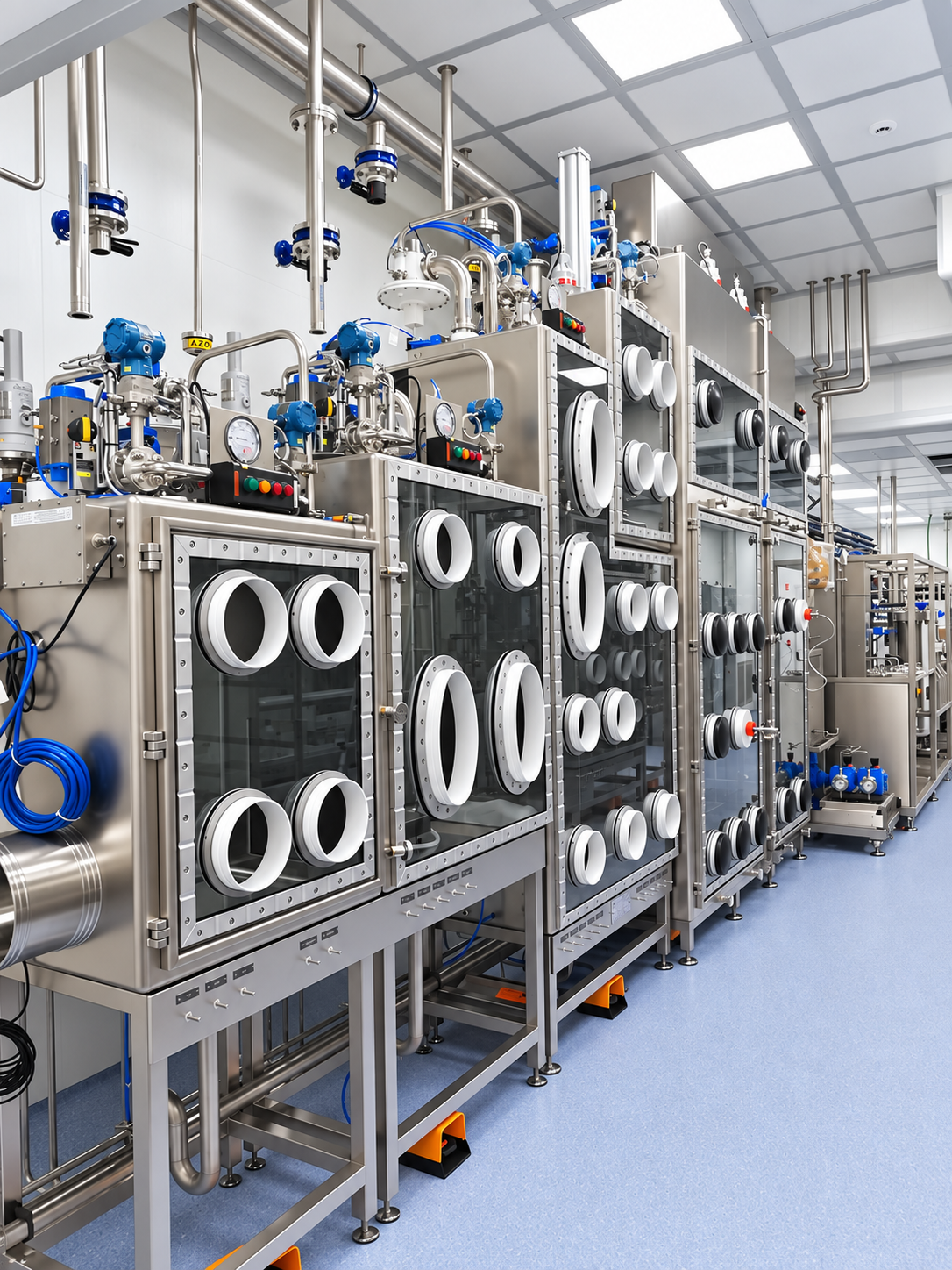 Euralpha — reparto isolatori e glove box